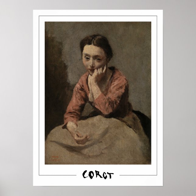 Jean-Baptiste-Camille Corot Zedign Art Poster #244 (Vorne)
