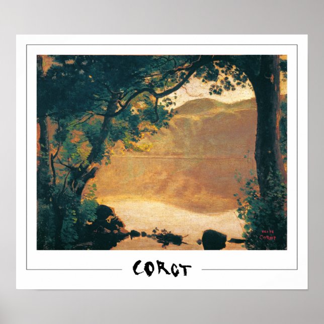 Jean-Baptiste-Camille Corot Zedign Art Poster #2-3 (Vorne)