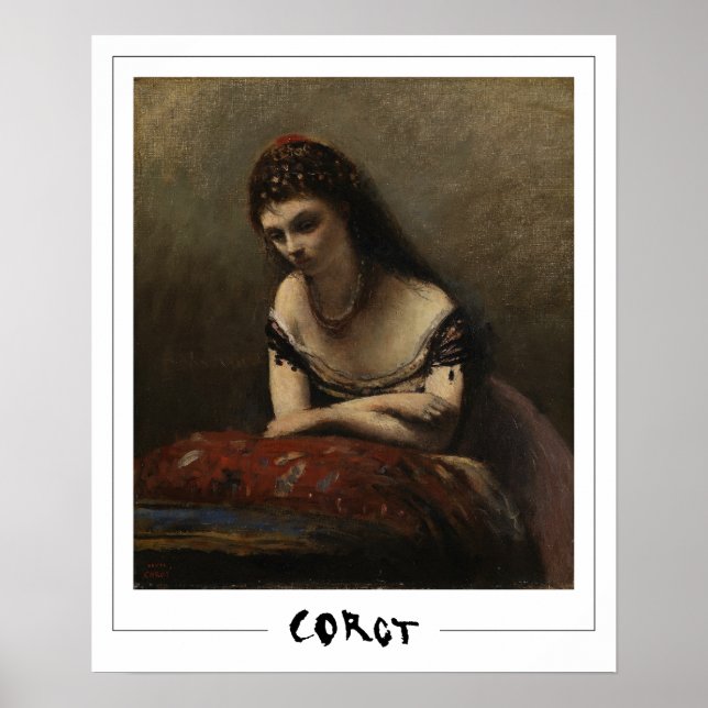 Jean-Baptiste-Camille Corot Zedign Art Poster #98- (Vorne)