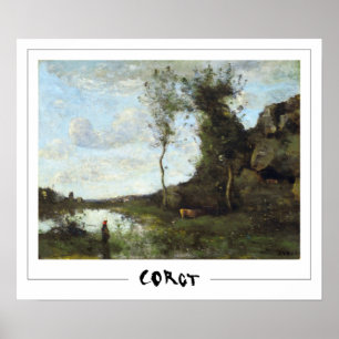 Jean-Baptiste-Camille Corot Zedign Kunstposter #32 Poster