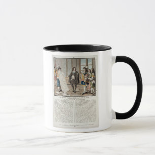 Jean Baptiste Colbert (1619-83) stellt die Karte O Tasse
