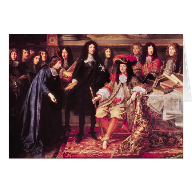 Jean-Baptiste Colbert, der die Mitglieder (Vorderseite (Horizontal))