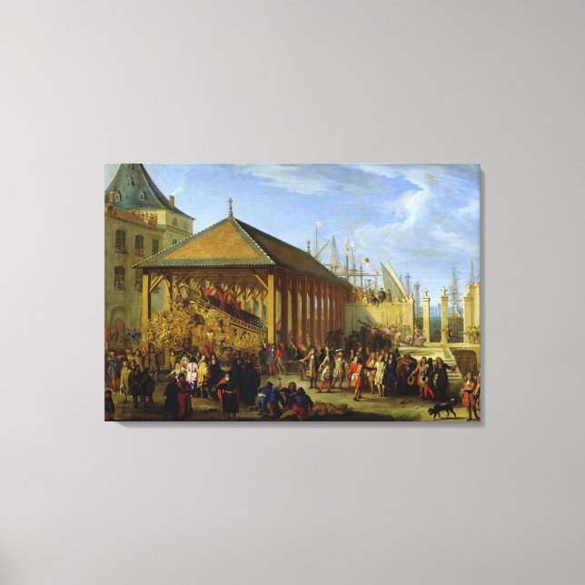 Jean-Baptiste Colbert Marquis de Seignelay Leinwanddruck (Vorderseite)