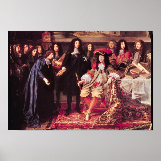 Jean-Baptiste Colbert Vorstellung der Mitglieder Poster (Vorne)
