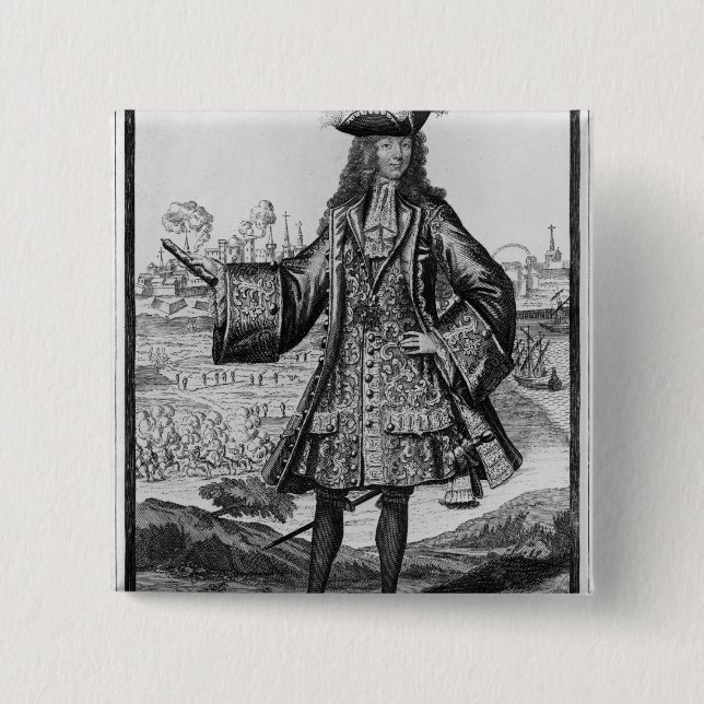 Jean Bernard Desjean Baron de Pointis Button (Vorderseite)