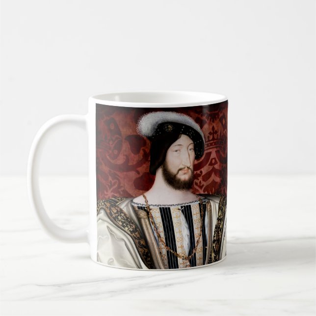 Jean Clouet - Francois I, König von Frankreich Kaffeetasse (Links)
