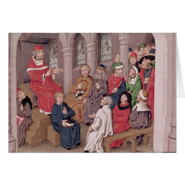 Jean de Gerson, der die Leidenschaft predigt (Vorderseite (Horizontal))