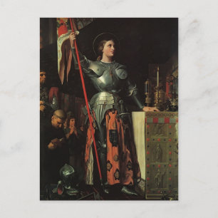 Jean Dominique Ingres - Joan of Arc Postkarte