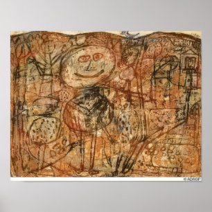 Jean Dubuffet Der Blaue Vogel - Art Brut Von Jean Poster