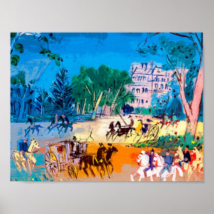 Jean Dufy Bois de Boulogne Poster