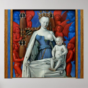 Jean Fouquet - Madonna lactans Poster