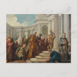 Jean-Francois de Troy - Mordecais Missachtung Postkarte
