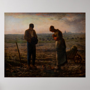 Jean-Francois Millet - Das Angelus Poster