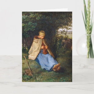 Jean-Francois Millet - Das Knitter Karte