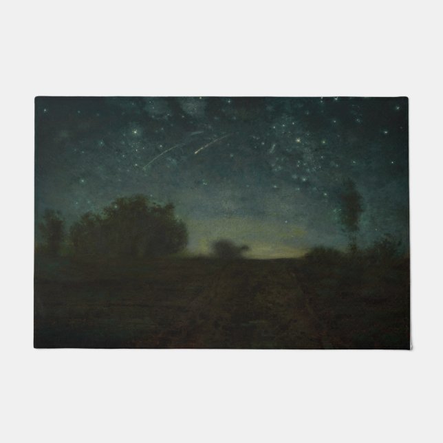 Jean-Francois Millet - Starry Night Fußmatte (Vorderseite)