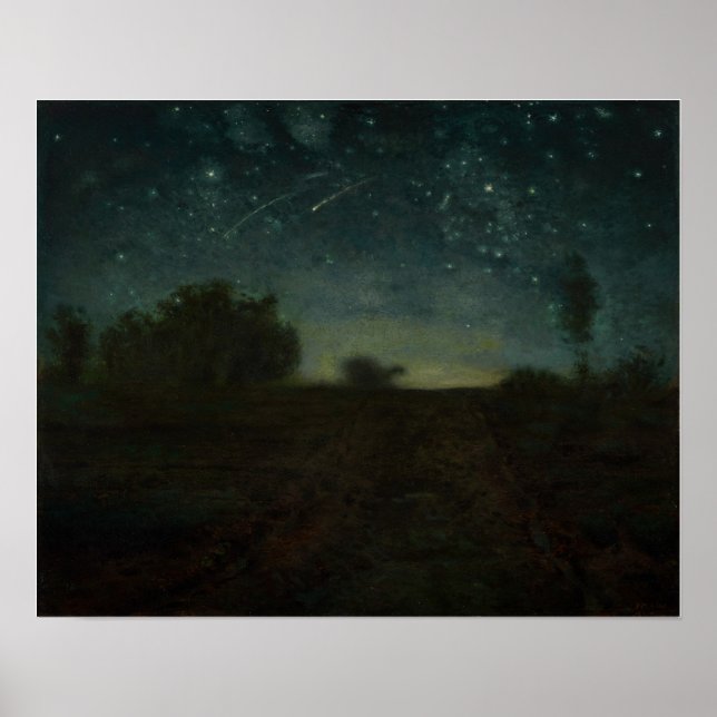 Jean-Francois Millet - Starry Night Poster (Vorne)