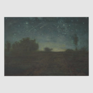 Jean-Francois Millet - Starry Night Seidenpapier