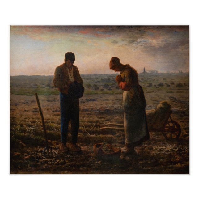 Jean-Francois Millet - The Angelus Fotodruck (Vorne)