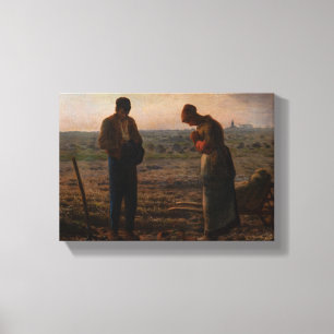 Jean-Francois Millet - The Angelus Leinwanddruck
