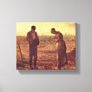 Jean-Francois Millet - The Angelus Leinwanddruck