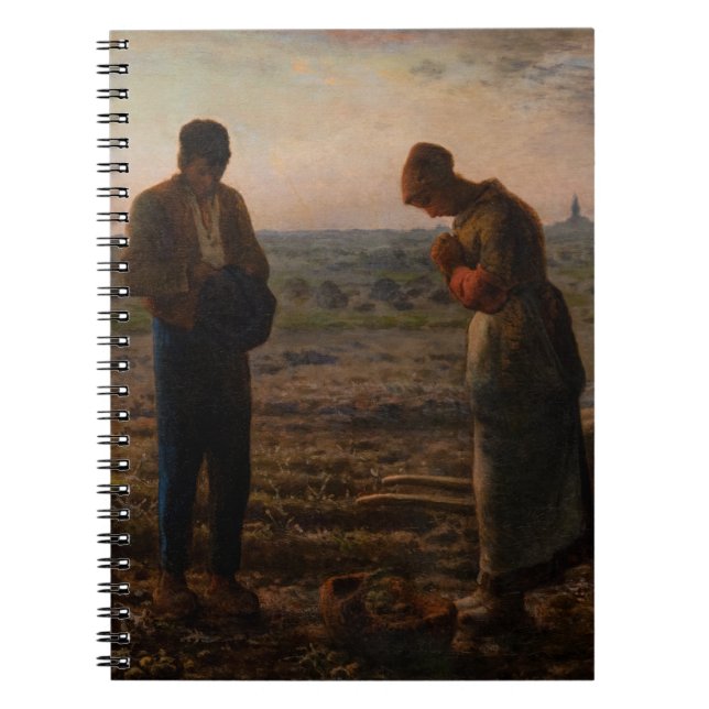 Jean-Francois Millet - The Angelus Notizblock (Vorderseite)