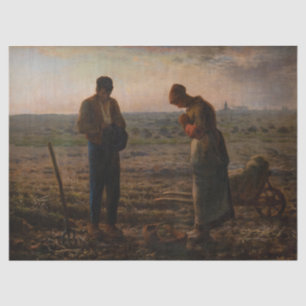 Jean-Francois Millet - The Angelus Seidenpapier