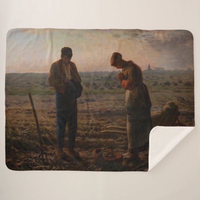Jean-Francois Millet - The Angelus Sherpadecke (Vorderseite (Horizontal))