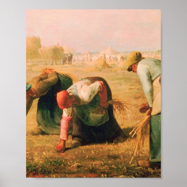 Jean Francois Millet - The Gleaners 1857 Poster (Vorne)
