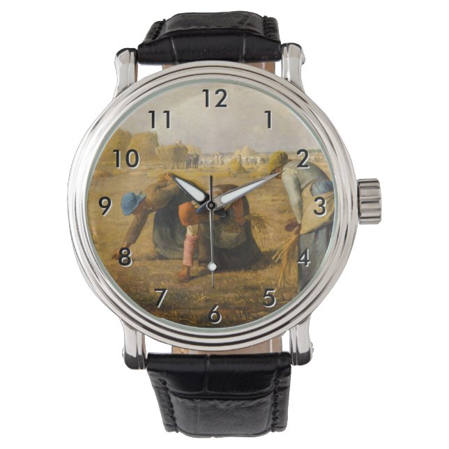 Jean-Francois Millet - The Gleaners Armbanduhr (Vorderseite)