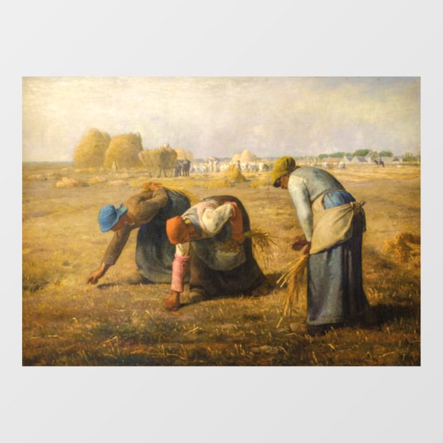 Jean-Francois Millet - The Gleaners Fensteraufkleber (Blatt)