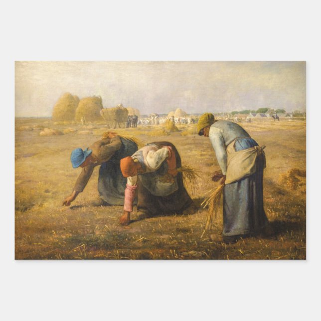 Jean-Francois Millet - The Gleaners Geschenkpapier Set (Vorderseite)