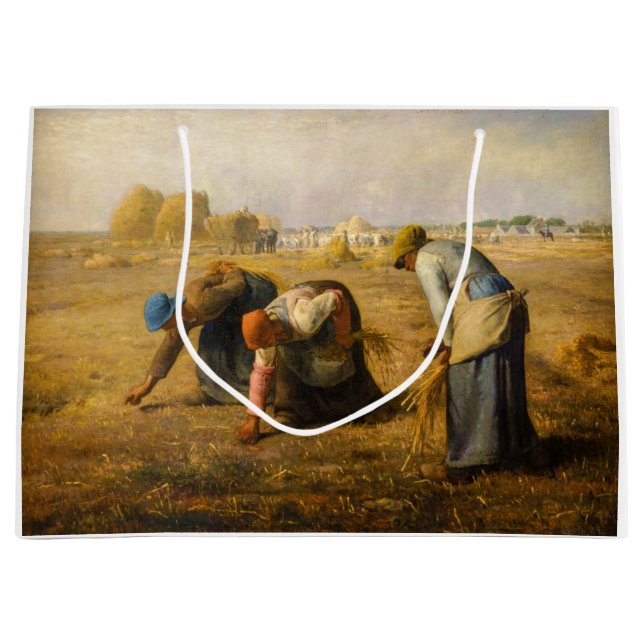 Jean-Francois Millet - The Gleaners Große Geschenktüte (Vorderseite)