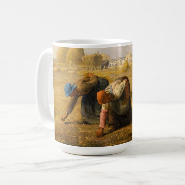 Jean-Francois Millet - The Gleaners Kaffeetasse (Vorderseite Links)