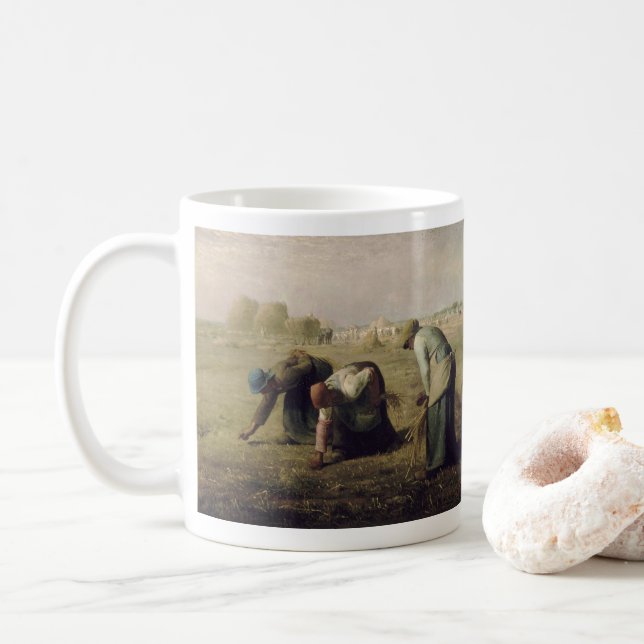 Jean-François Millet, “ The Gleaners ” Kaffeetasse (Mit Donut)
