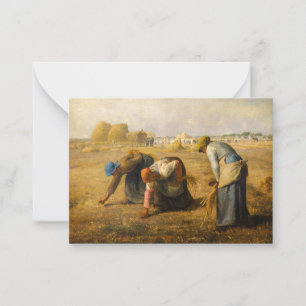 Jean-Francois Millet - The Gleaners Mitteilungskarte