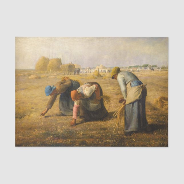 Jean-Francois Millet - The Gleaners Seidenpapier (Vorderseite)