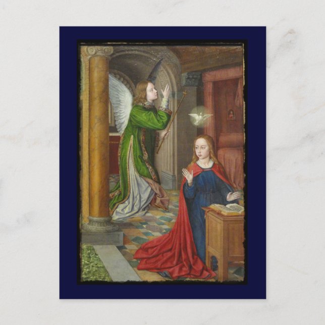 Jean Hey Annunciation Postkarte (Vorderseite)