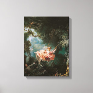 Jean-Honor Fragonard Der Schwung Leinwanddruck