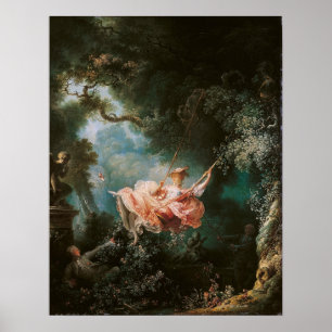Jean-Honor Fragonard Der Schwung Poster