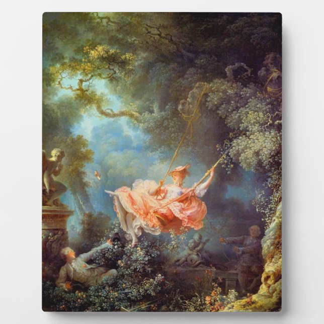 Jean Honore Fragonard Der Schwung Fotoplatte (Vorderseite)