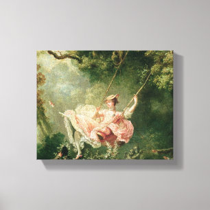 Jean-Honore Fragonard - Die Schaukel Leinwanddruck