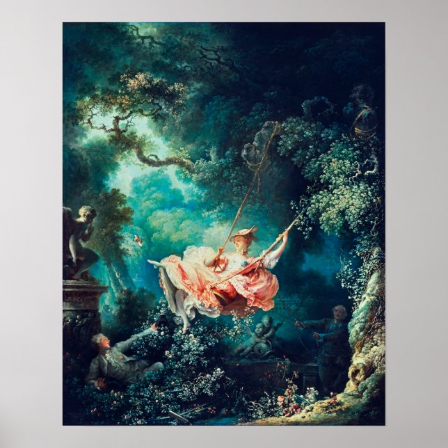 Jean-Honore Fragonard: Die Swing Poster (Vorne)