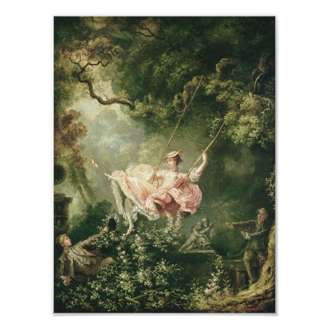 Jean-Honoré Fragonard - The Swing Fotodruck (Vorne)