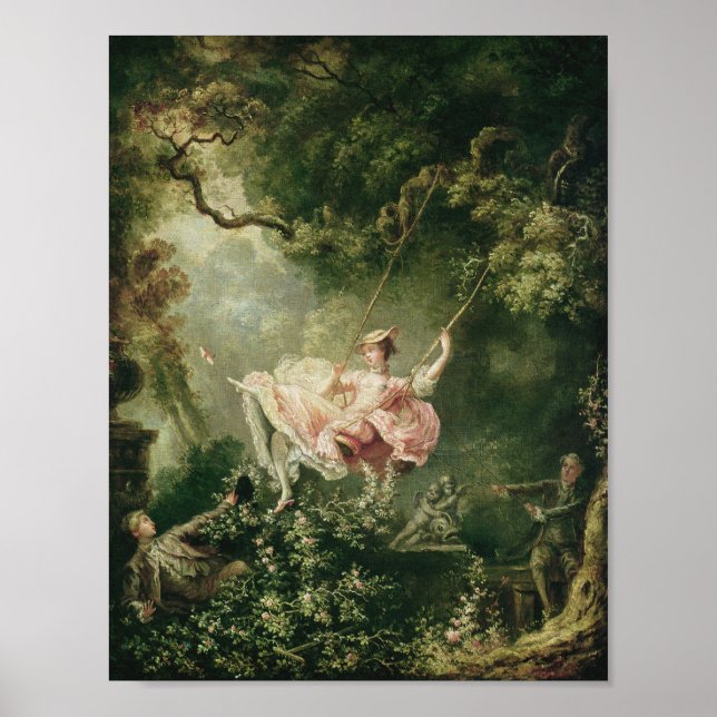Jean-Honoré Fragonard - The Swing Poster (Vorne)
