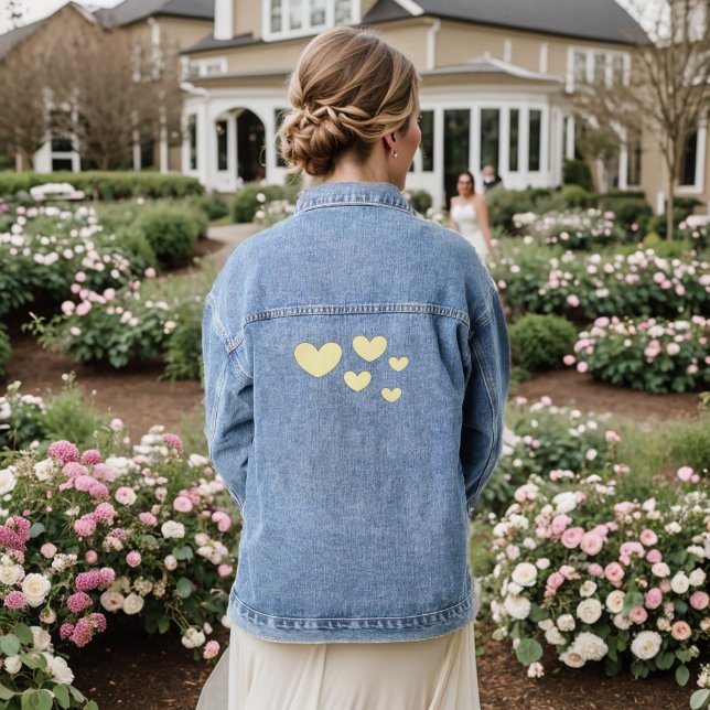 Jean Jacket von dalDesignNZ Jeansjacke (Hochzeit Rückseite)