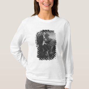 Jean-Jacques Rousseau, der 'Emile verfasst T-Shirt