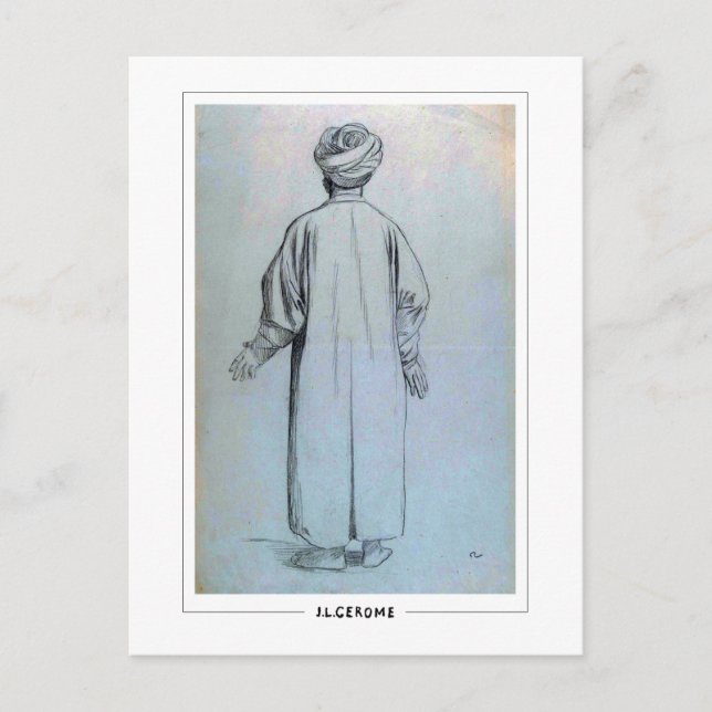 Jean-Léon Gérôme #168 - Fine Art Postcard Postkarte (Vorderseite)