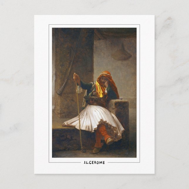 Jean-Léon Gérôme #197 - Fine Art Postcard Postkarte (Vorderseite)