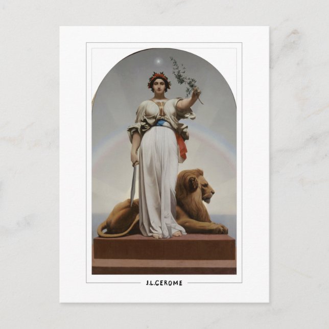 Jean-Léon Gérôme #347 - Fine Art Postcard Postkarte (Vorderseite)