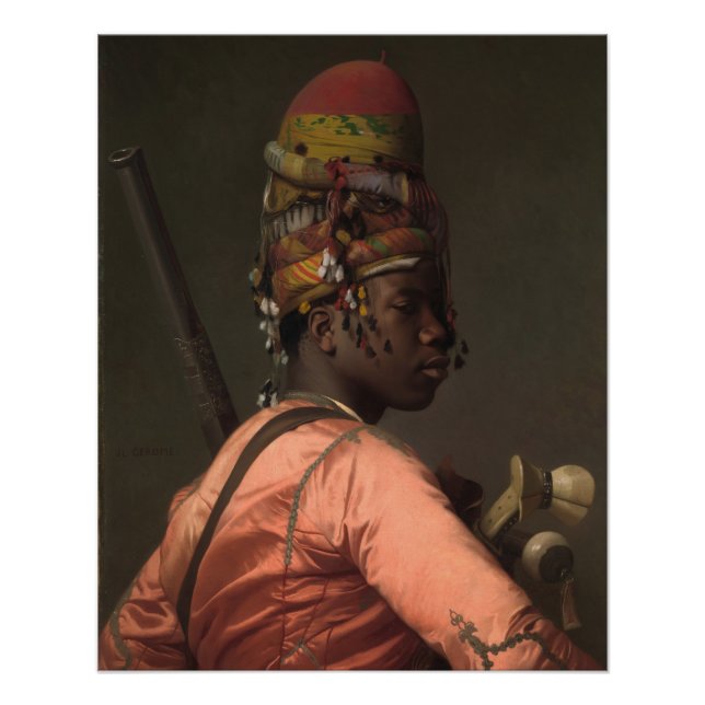 Jean-Leon Gerome Black Bashi-Bazouk ca. 1869 Poster (Vorderseite)